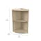 Flash Furniture Bright Beginnings 2 Tier Wooden Classroom Corner Storage Unit w/Rounded Front Edges, Kid Safe, Natural MK-KE24022-GG - alternate 2